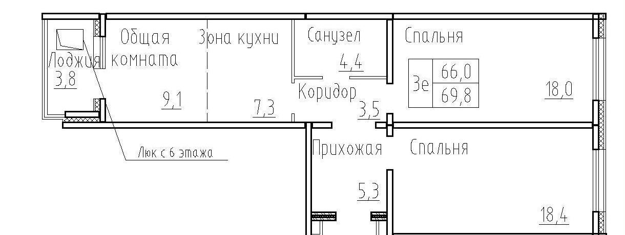квартира г Новосибирск микрорайон Фламинго 21 Мичуринский сельсовет фото 1