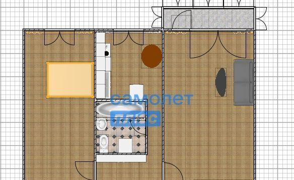 квартира г Бийск ул Приречная 2/2 фото 20