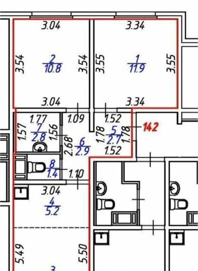 квартира г Екатеринбург Академический Геологическая ул Евгения Савкова 23/2 ЖК «Меридиан» фото 22