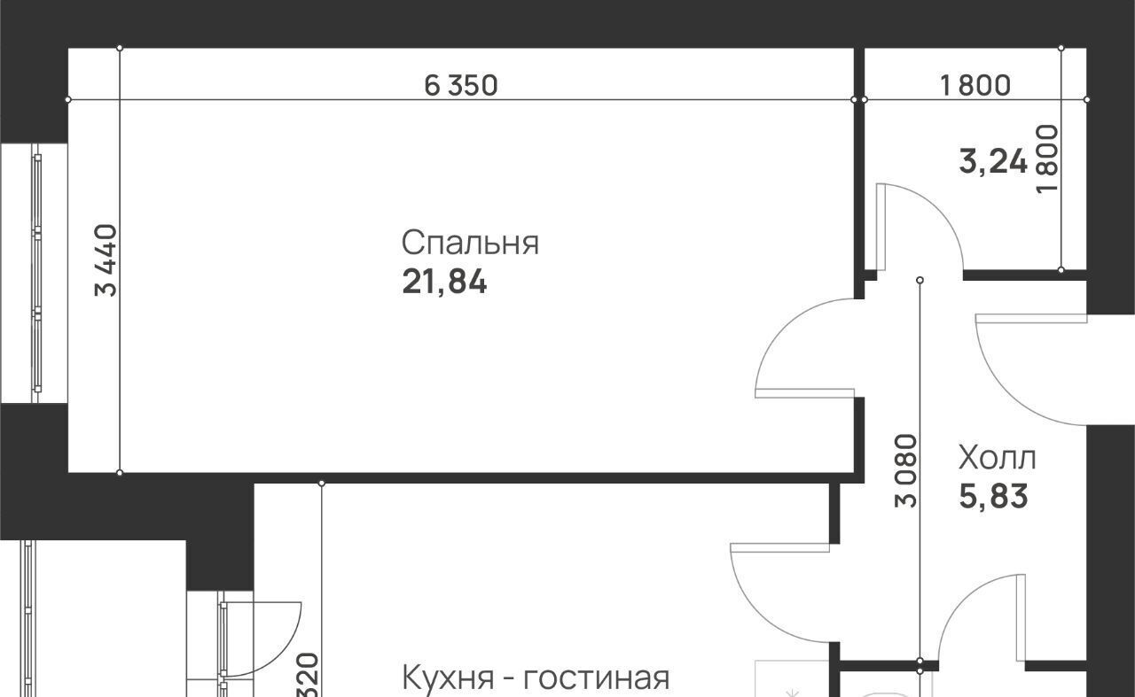 квартира г Тула р-н Привокзальный ул Героев России 8 ЖК «Новая Тула» фото 2