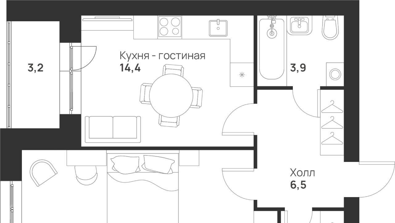 квартира г Тула р-н Привокзальный ул Героев России 6 фото 3