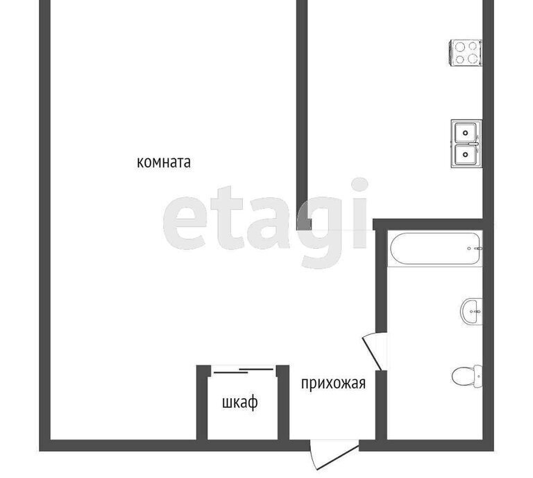 квартира г Омск Городок Нефтяников ул 22 Апреля 30а Советский АО фото 1