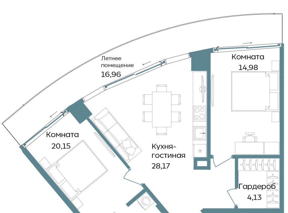 квартира г Саки ул Морская TEMPO фото 1