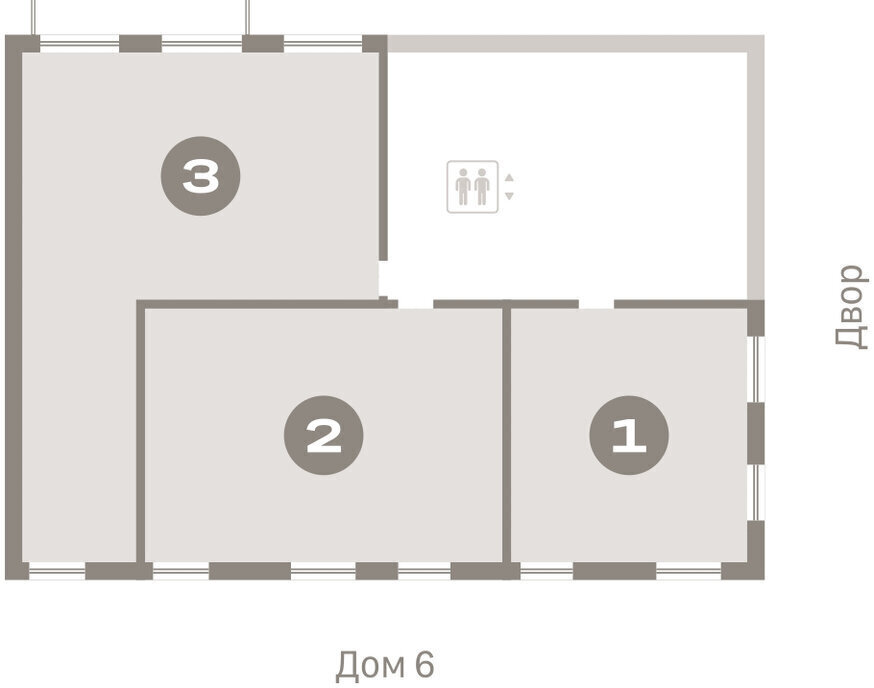 квартира г Тюмень ул Мысовская 26к/2 ЖК «Зарека» Центральный административный округ фото 3