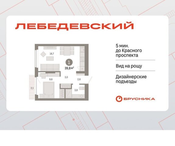 Заельцовская квартал № 5 ЖК «Лебедевский» фото