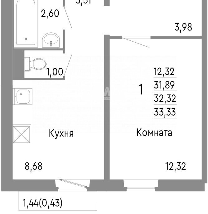 квартира г Челябинск р-н Советский ул Нефтебазовая 1/1 фото 4