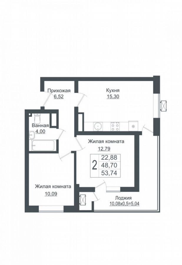 квартира г Краснодар р-н Прикубанский ул Западный Обход 39/1 ЖК Зелёный театр корп. 1 фото 3