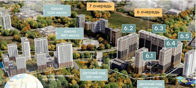 квартира г Казань р-н Приволжский ул Братьев Батталовых 20к/1 Проспект Победы фото 4