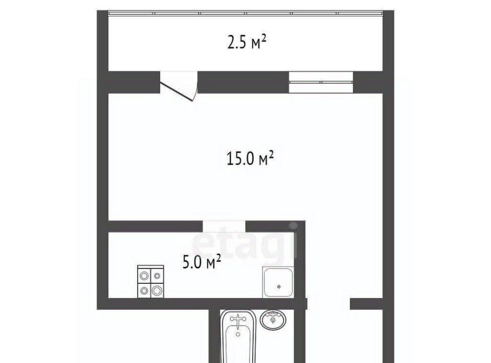 квартира г Нягань ул Приозерная 33 фото 2