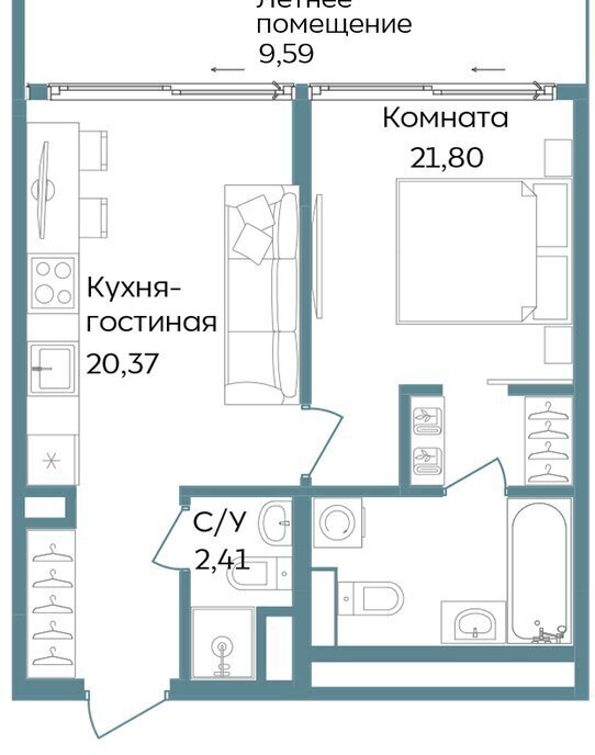квартира г Саки TEMPO курортный кластер Темпо фото 1