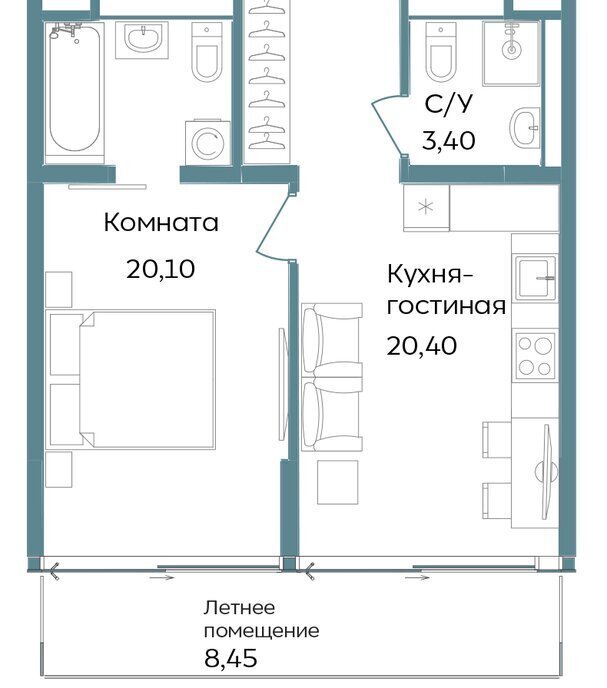 квартира г Саки TEMPO курортный кластер Темпо фото 1