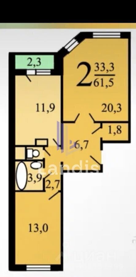 квартира г Красногорск б-р Красногорский 13к/1 Пенягино, Красногорск фото 11
