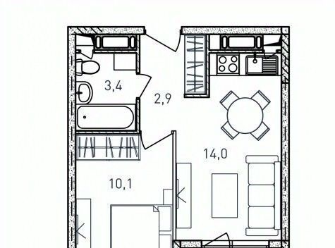 квартира г Балашиха ул Твардовского 36к/3 Ольгино фото 1