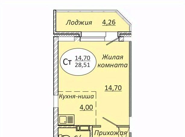 квартира г Новосибирск р-н Октябрьский Золотая Нива ул 2-я Воинская 53 фото 1