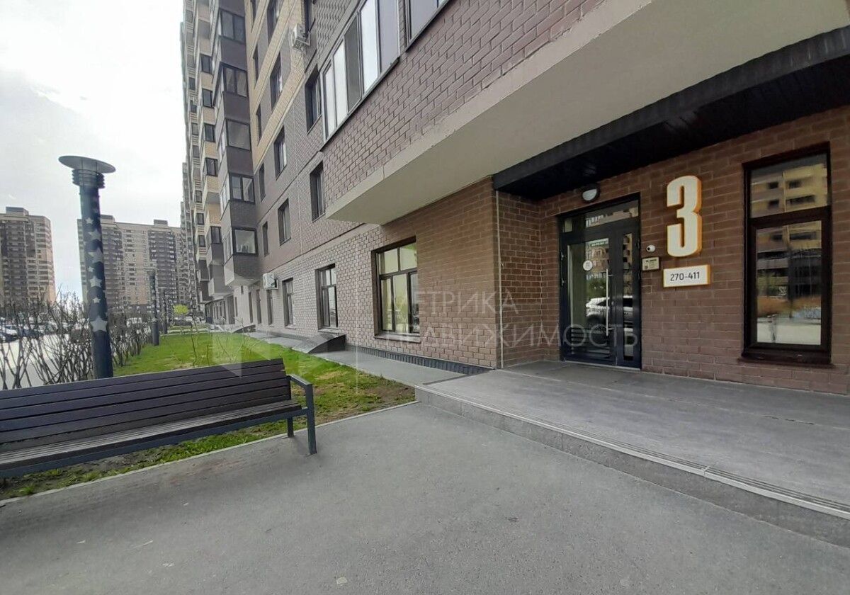 квартира г Тюмень р-н Ленинский ул Тимофея Чаркова 79к/2 микрорайон «Звездный» Ленинский административный округ фото 16
