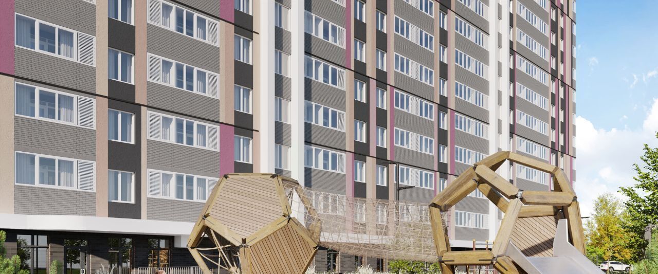 квартира г Ижевск р-н Индустриальный 10-й микрорайон Культбаза микрорайон «Калинка Парк» жилрайон фото 11