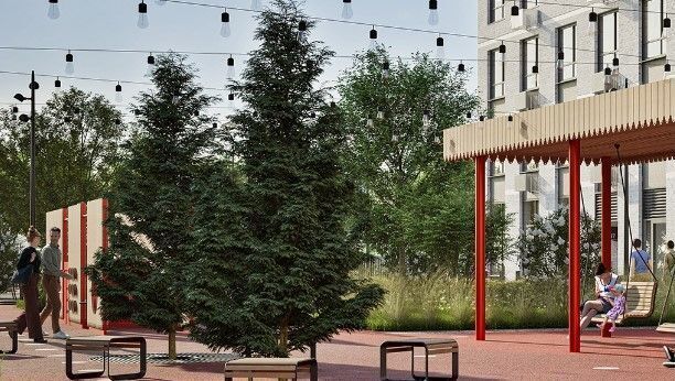 квартира г Тюмень р-н Калининский ул Краснооктябрьская 10 ЖК Остров-сад корп. 2 фото 8
