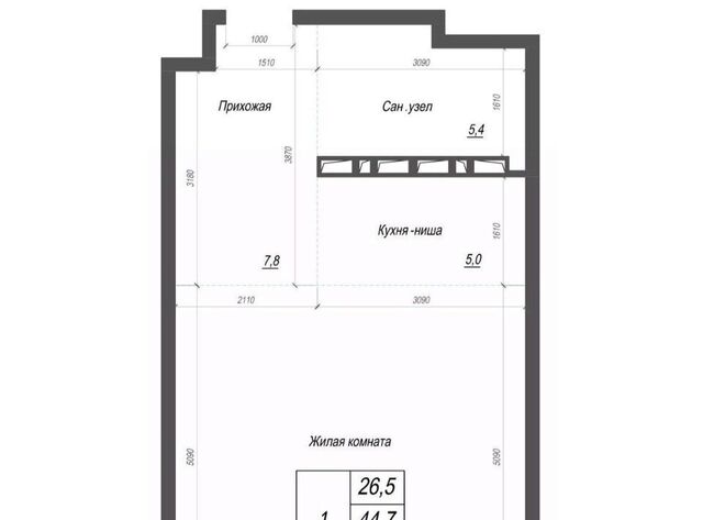 квартира р-н Ленинский ул Невельского 4с/2 фото