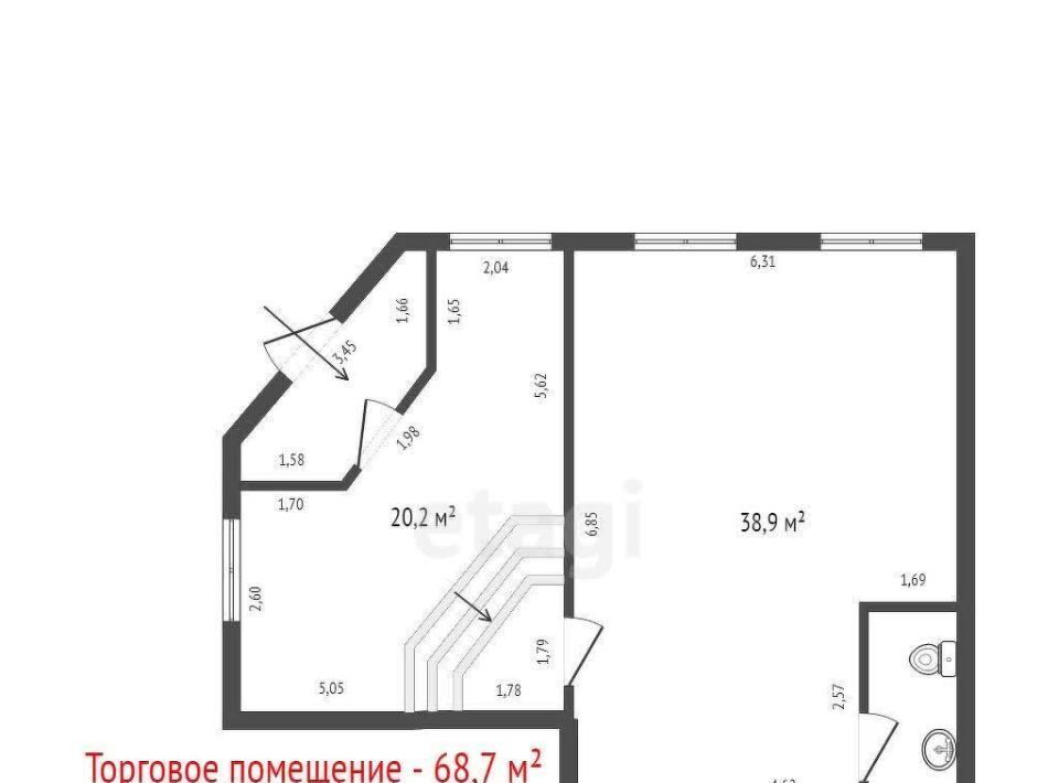 торговое помещение р-н Режевской г Реж ул Заводская 8/2 фото 16
