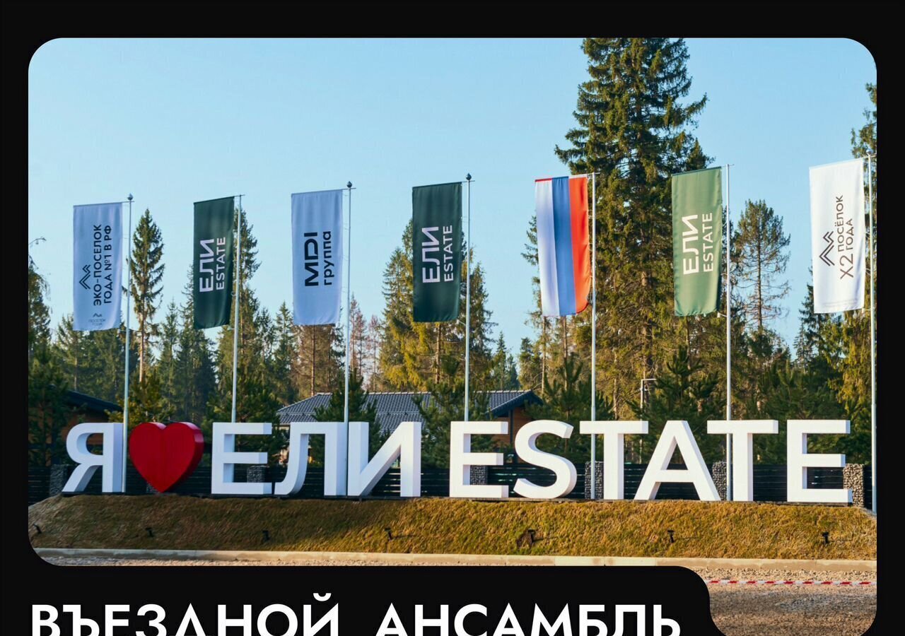 земля г Клин 54 км, эко-посёлок Ели эстейт, Новопетровское, Ленинградское шоссе фото 15