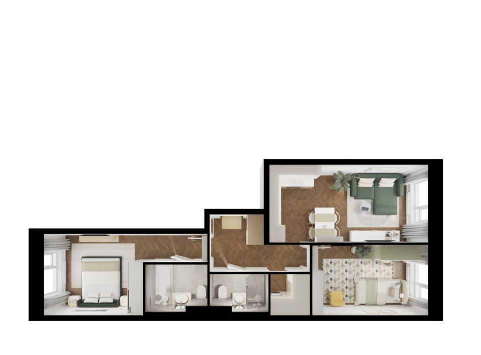 квартира г Улан-Удэ р-н Советский ул Советская 6/2 фото 2