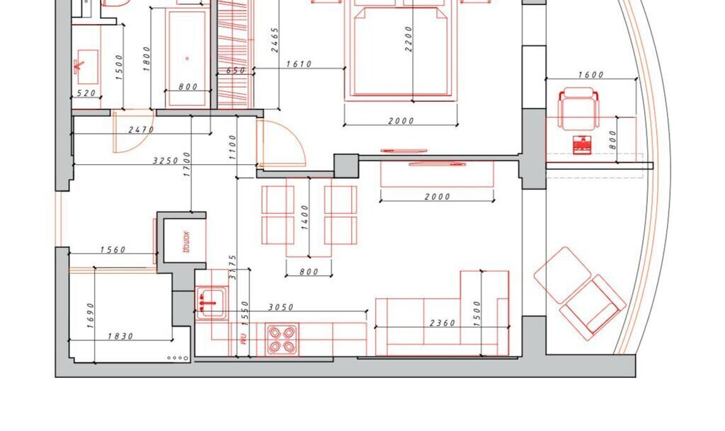 квартира г Южно-Сахалинск ул Ветеранская 16к/12 фото 11