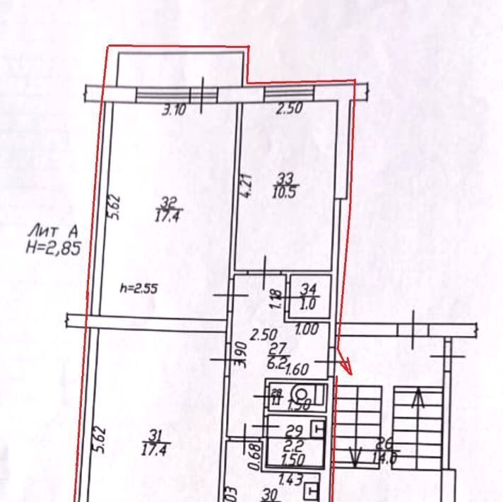 квартира г Краснодар р-н Прикубанский ул им. Герцена 182 фото 14