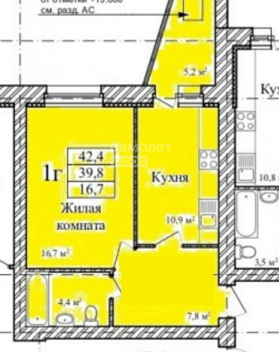 квартира г Тамбов ул Селезневская 2 фото 28