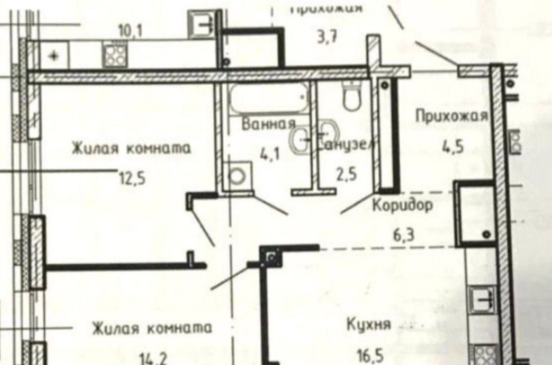 квартира г Екатеринбург Чкаловская ул Цвиллинга 7а/3 фото 2