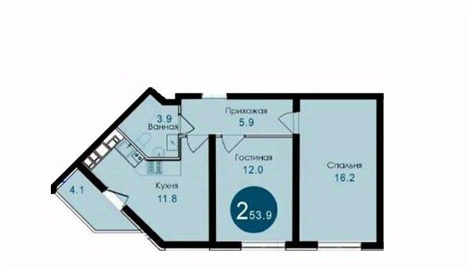 квартира г Новороссийск с Гайдук ул Труда 8 фото 1