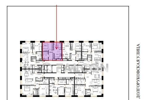 квартира г Москва метро Новослободская ул Долгоруковская 25 фото 2