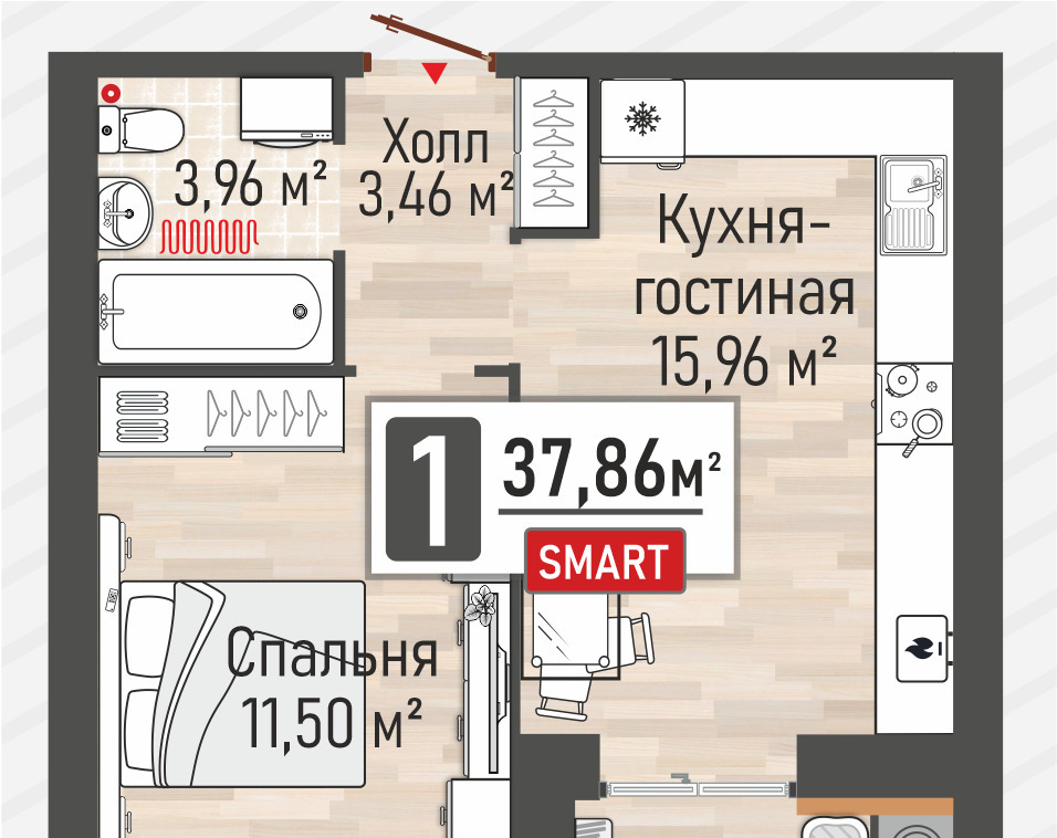 квартира р-н Рыбновский г Рыбное ул Перспективная 2а фото 1