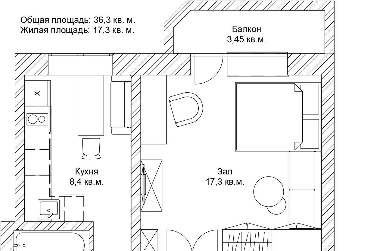 квартира г Бердск ул Рогачева 49 фото 19