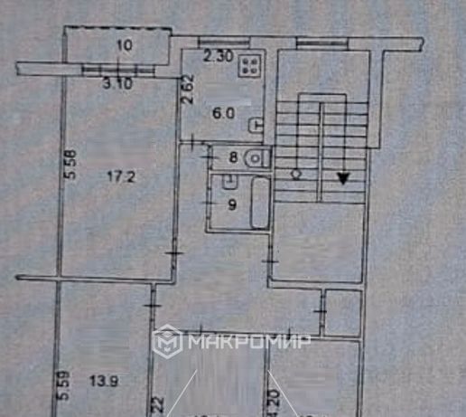 квартира г Челябинск р-н Курчатовский ул Солнечная 54 фото 2