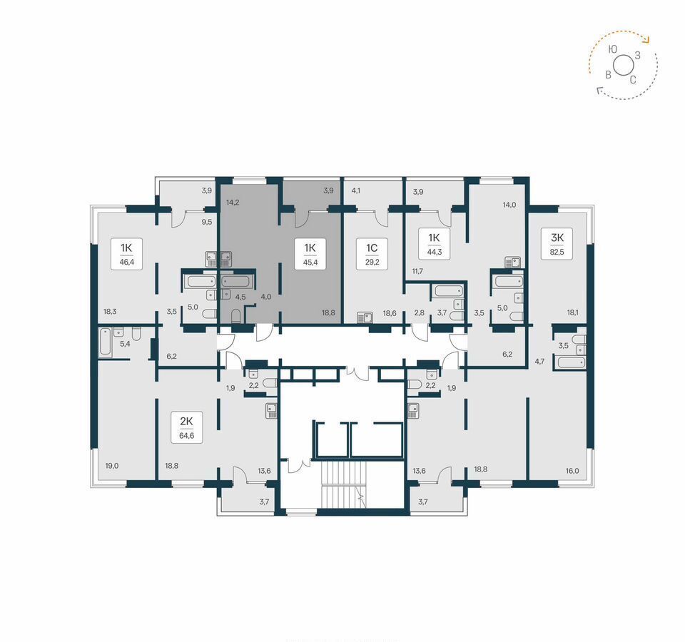 квартира г Новосибирск р-н Калининский ул Игарская 4 фото 2