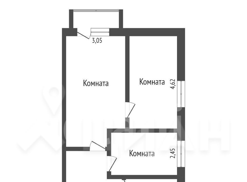 квартира г Стерлитамак ул Комарова 6 фото 2