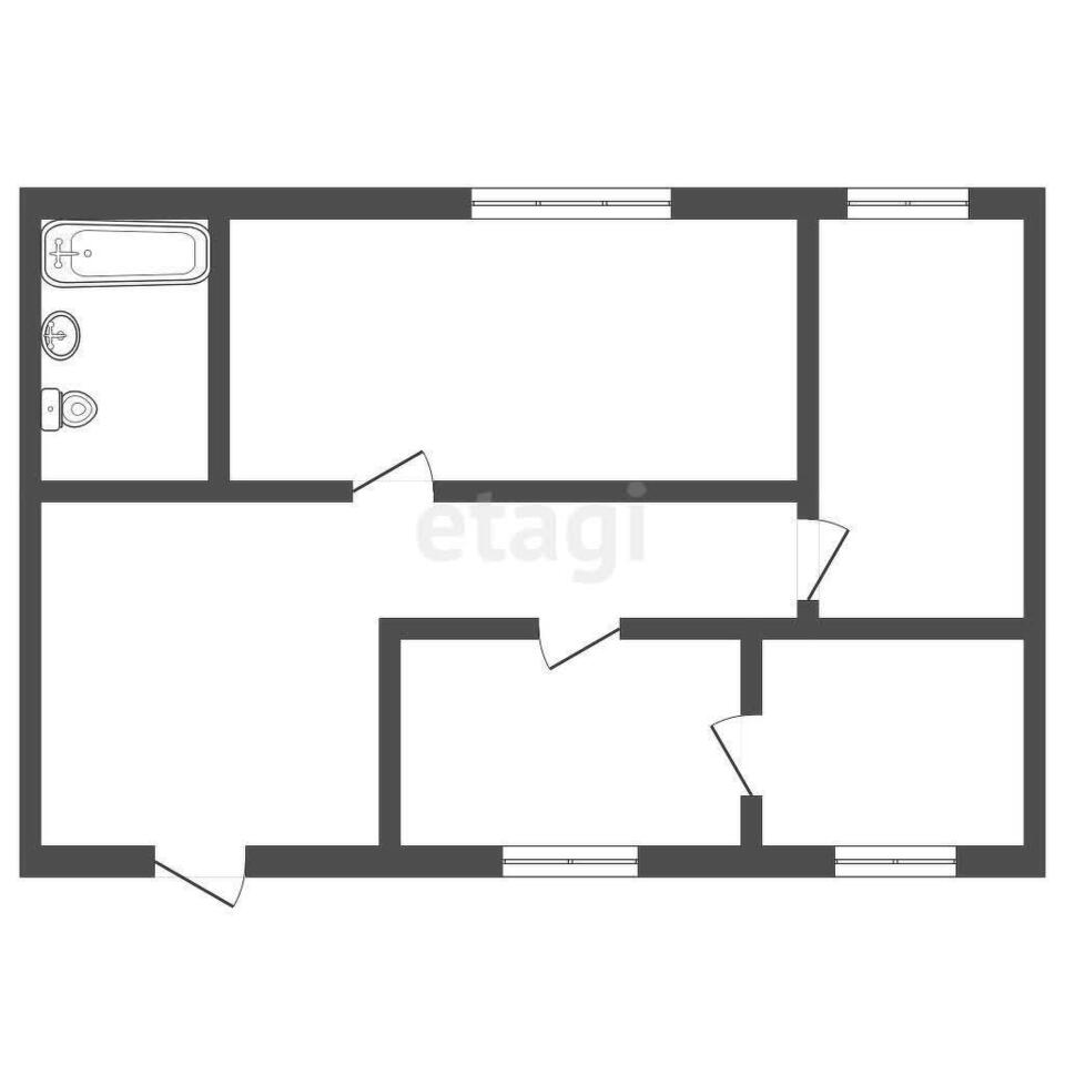 квартира г Ирбит Ulitsa Loginova, 63, Irbit, Sverdlovskaya oblast, Russia, 623854 фото 8
