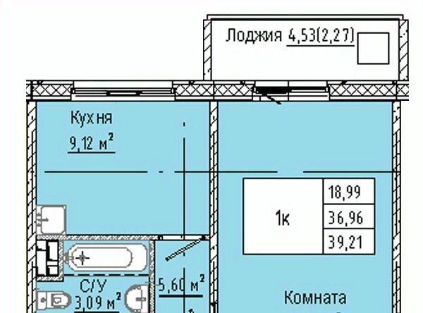 квартира г Омск р-н Кировский Солнечный фото 1