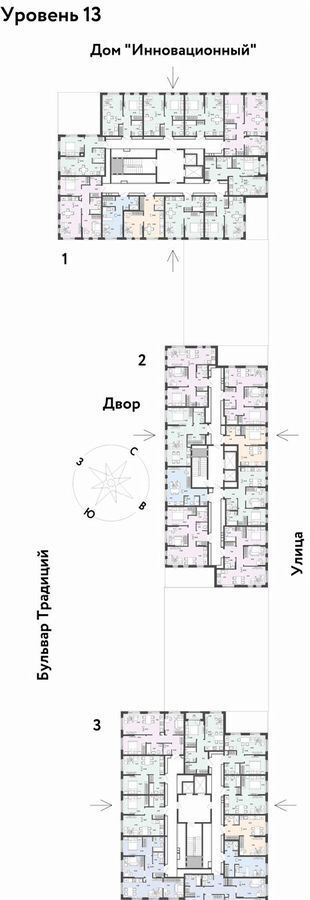 квартира г Тюмень р-н Калининский ул Андрея Кореневского 3 корп. 2 фото 17