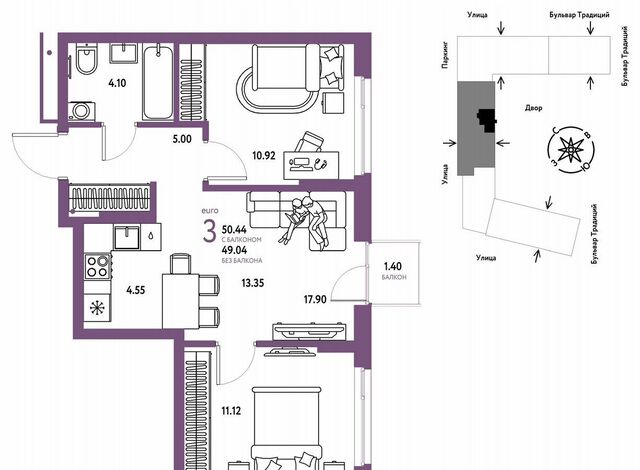 р-н Калининский ул Андрея Кореневского 1 фото
