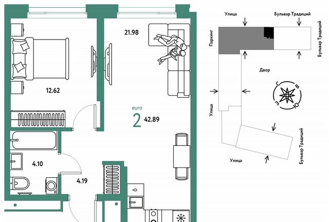 р-н Калининский ул Андрея Кореневского 1 фото