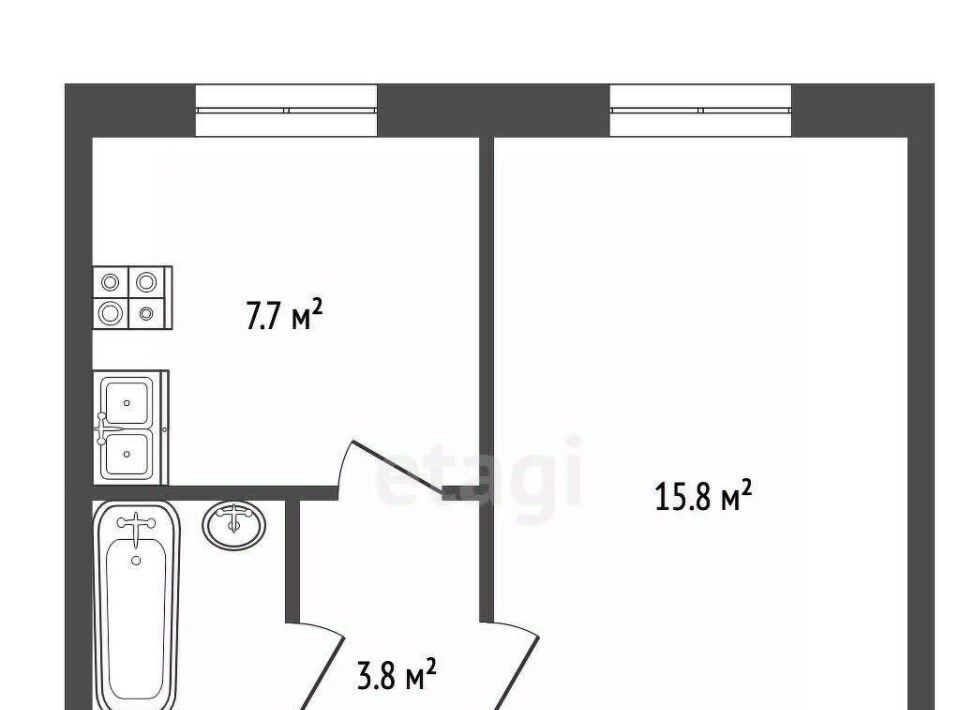квартира г Новый Уренгой ул Геологоразведчиков 2бк/1 фото 2