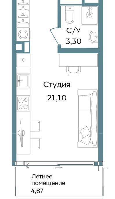 квартира г Саки курортный кластер Темпо фото 1