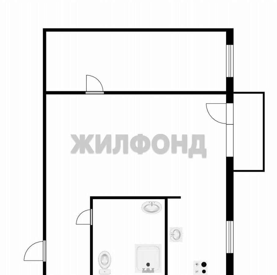 квартира г Новосибирск Сибирская ул Достоевского 8 фото 1