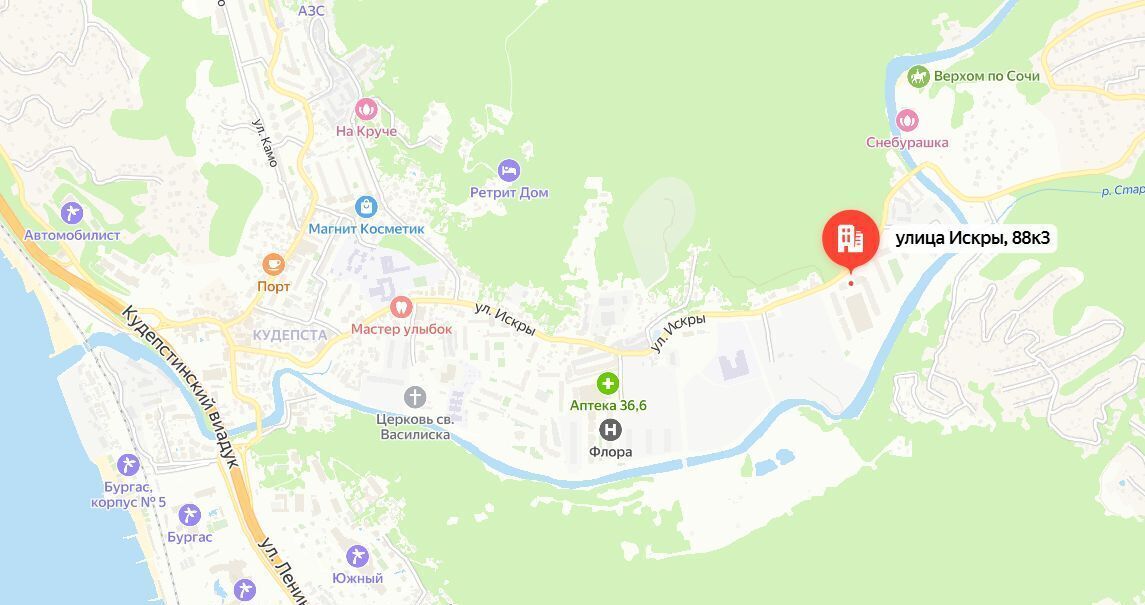 квартира г Сочи р-н Адлерский ул Искры 88к/3 фото 3