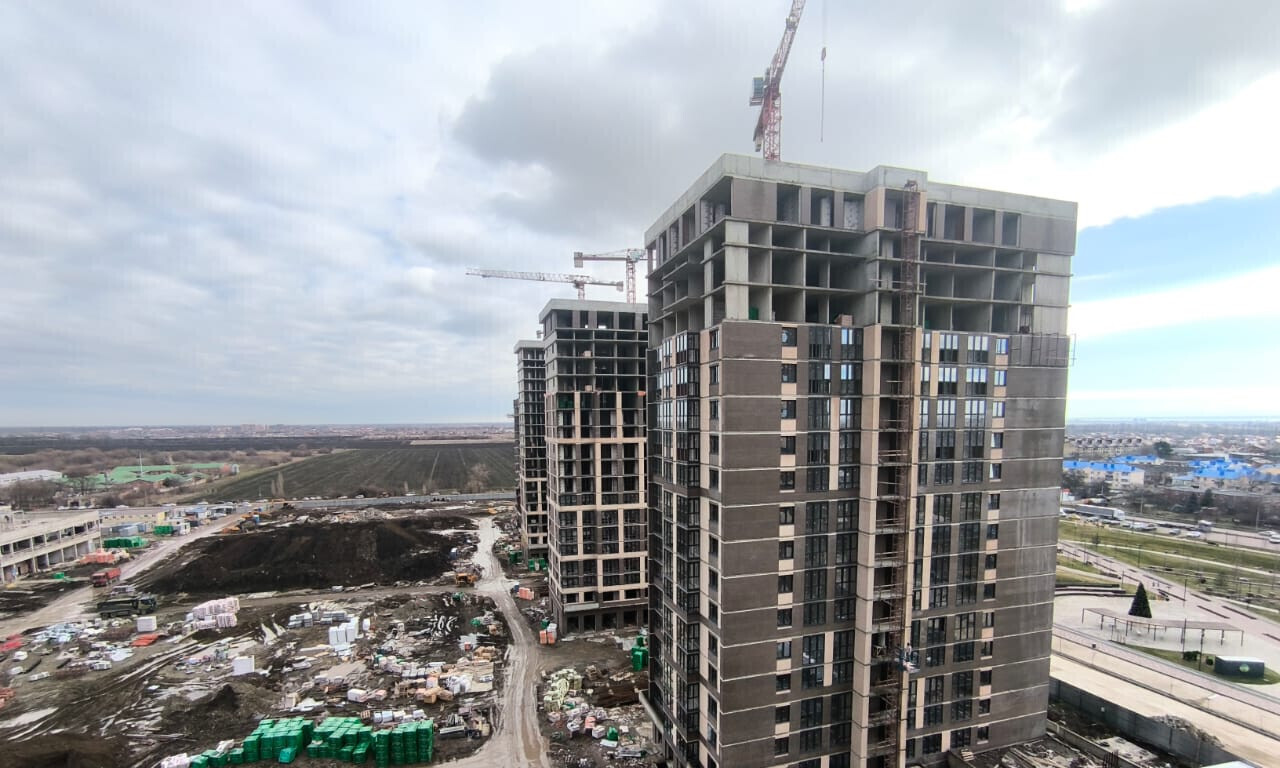 квартира г Краснодар п Знаменский ул Природная 21 10Б к 20 / Светлая улица фото 4
