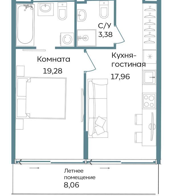 квартира г Саки курортный кластер Темпо фото 1
