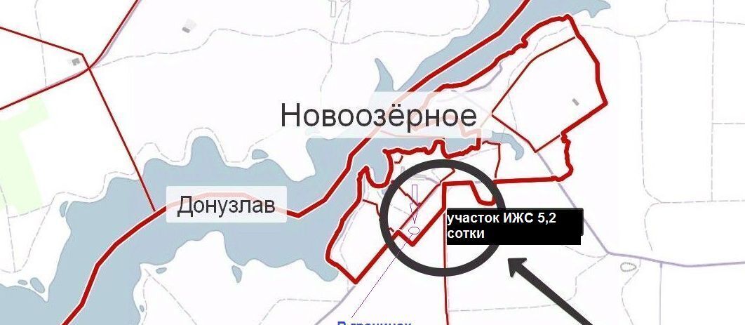земля г Евпатория пгт Новоозерное пл. Центральная фото 2