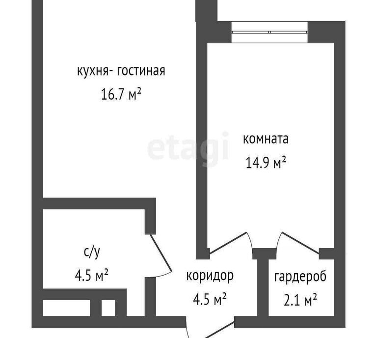квартира г Кемерово р-н Ленинский пр-кт Ленинградский 44 ЖК «Сити-парк» фото 1