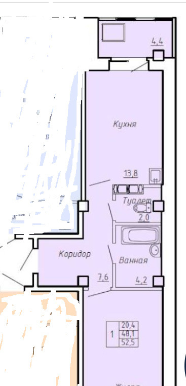 квартира г Абакан микрорайон Арбан ул Генерала Тихонова 8 м-н фото 1